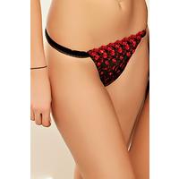 Embroidered Sequined G-String