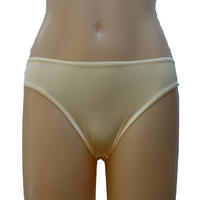 Ivory Satin High Cut Bikini 