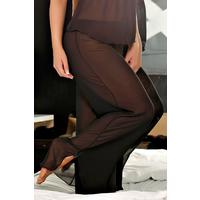 Black Chiffon Lounge Pants 